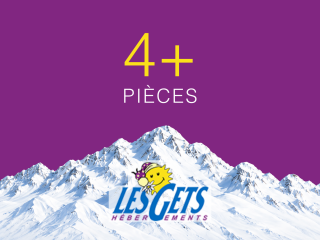 4 pièces et plus — logo original sans courbe