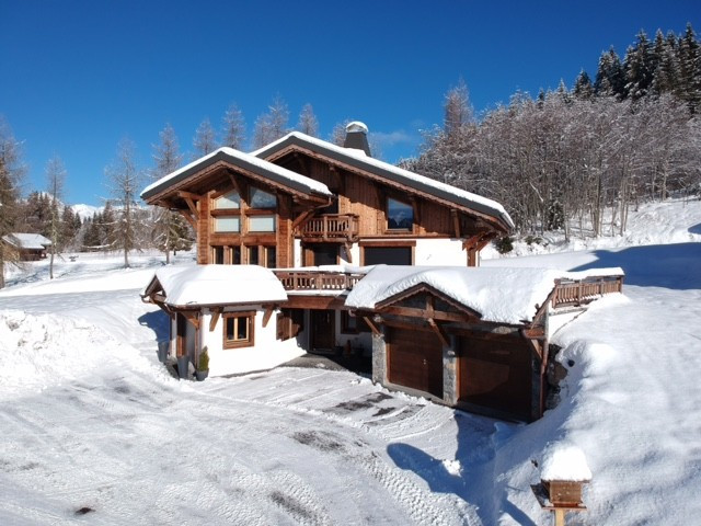Chalet de l’association aux Gets en hiver